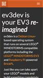 Mobile Screenshot of ev3dev.org